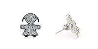 Orecchini Forever Gioielli Donna Bimbo -Bimbe in Argento Zircone FGOR00141 - FGOR00141